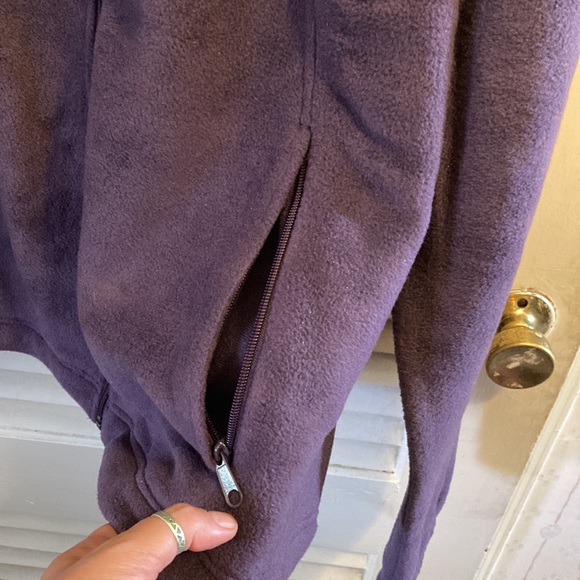 Columbia XL purple front zipper long sleeve jacket - Picture 5 of 11